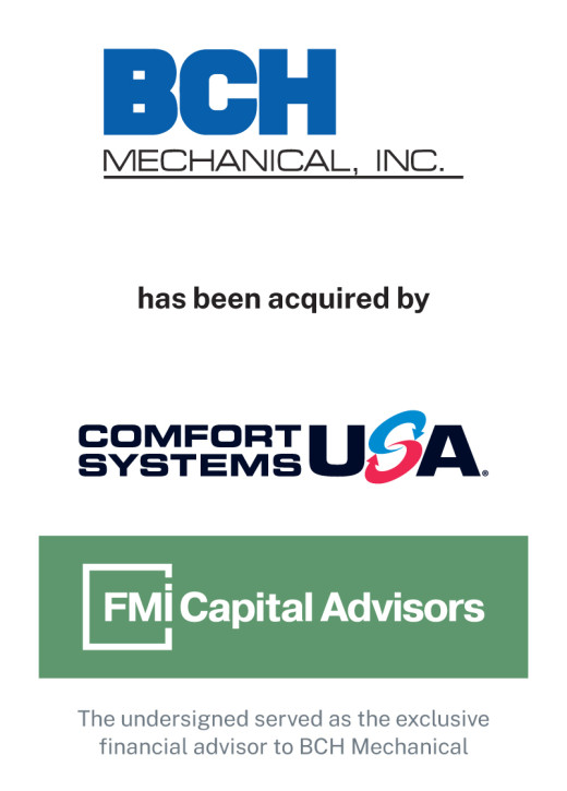 About BCH Mechanical, Inc. 