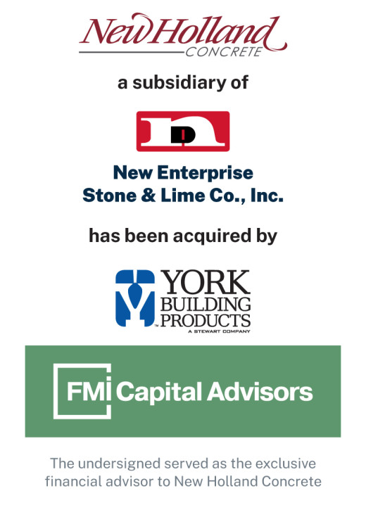 About New Holland Concrete Products,Inc., a division of New Enterprise Stone & Lime Co., Inc.