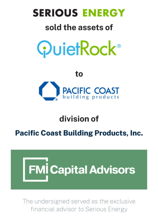About Serious Energy, Inc. (Quiet Rock Divestiture)