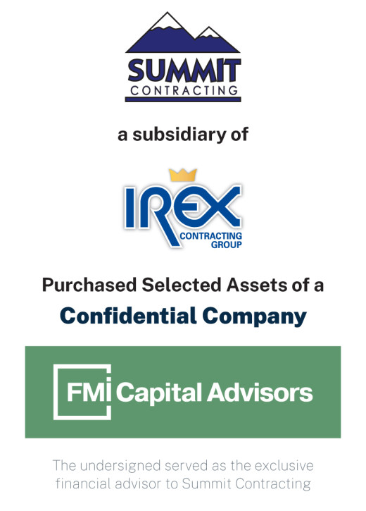 About Summit Contracting, LLC (sub of Irex Corporation)